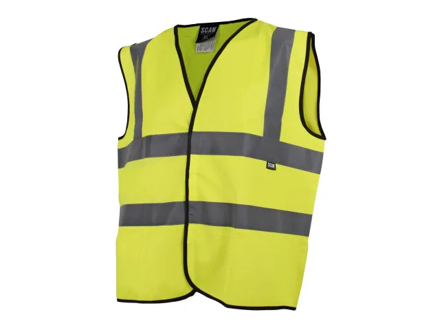 Scan Yellow Hi-Visibility Waistcoat