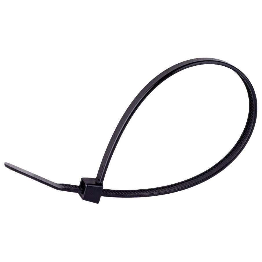 HellermannTyton TYS 200x4.6 Black UV-Resistant Cable Ties for Stage and Touring