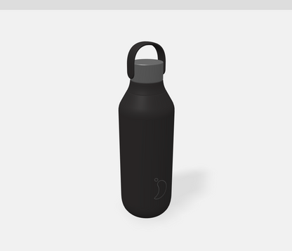 Going Dark × Chilly’s Series 2 Bottle – Abyss Black (500 ml)