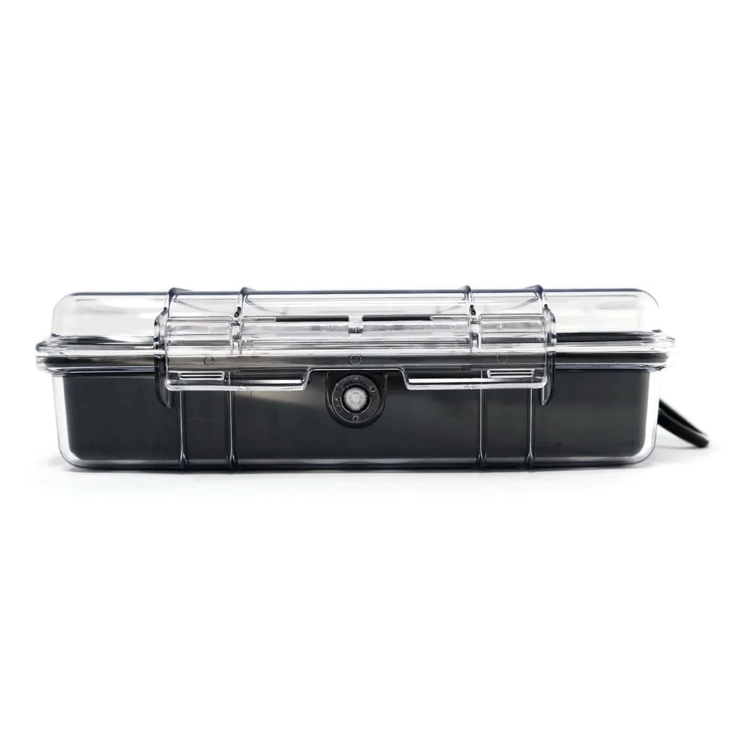 Peli 1060 Micro Case – Clear - Black | Waterproof Crushproof Kit Box