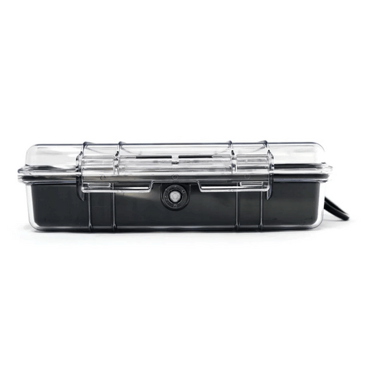 Peli 1060 Micro Case – Clear - Black | Waterproof Crushproof Kit Box