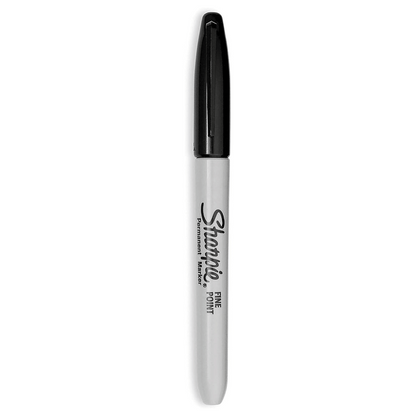Sharpie Permanent Marker – Black Fine Point