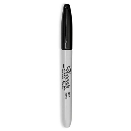 Sharpie Permanent Marker – Black Fine Point