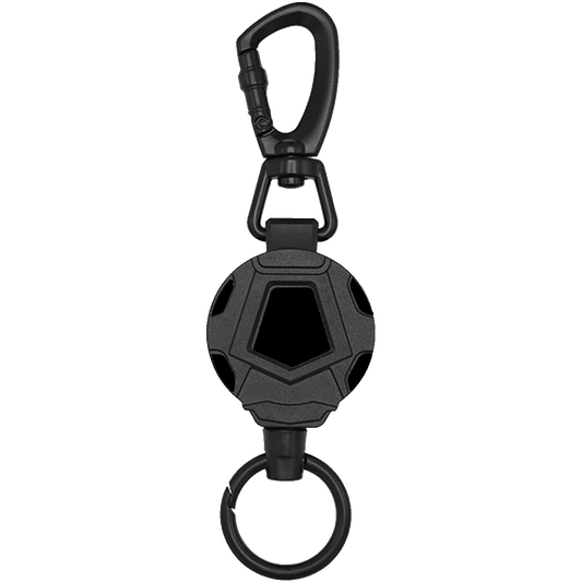 Medium-Duty Retractable Lanyard Keychain – 60cm Steel Wire for Tools & Badges