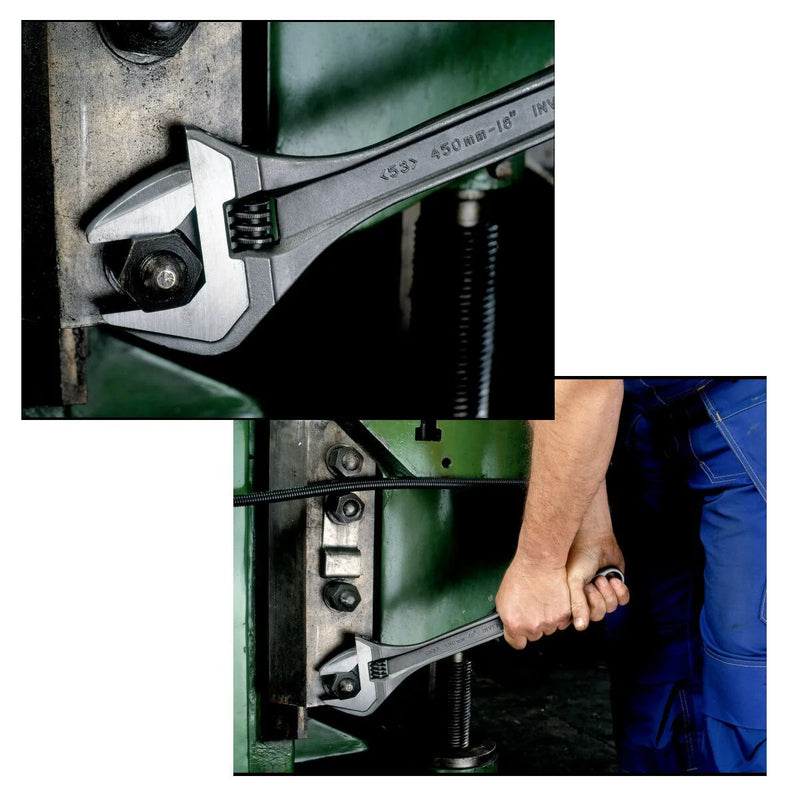 Bahco ADJUST3 Adjustable Wrench Set – 3 Piece (6″, 8″, 10″) | Professional-Grade Hand Tools