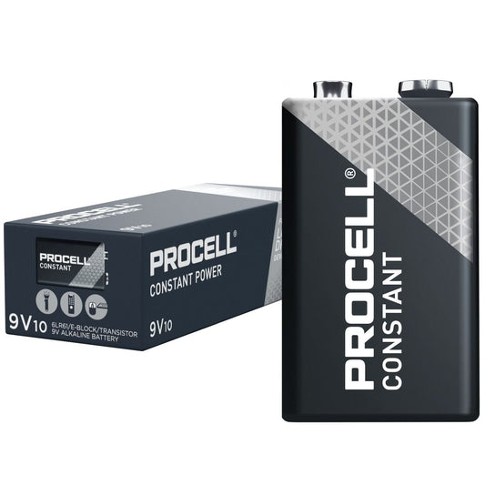 Duracell Industrial 9V Batteries — Pack of 10