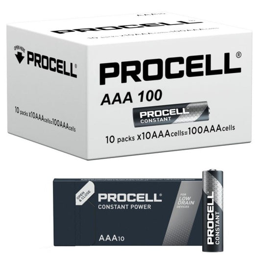 Duracell Industrial AAA Batteries — Box of 100