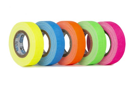 Le Mark Pro-Gaffer® Mini Mix Tape Set — Fluorescent (5-Roll Pocket Pack)