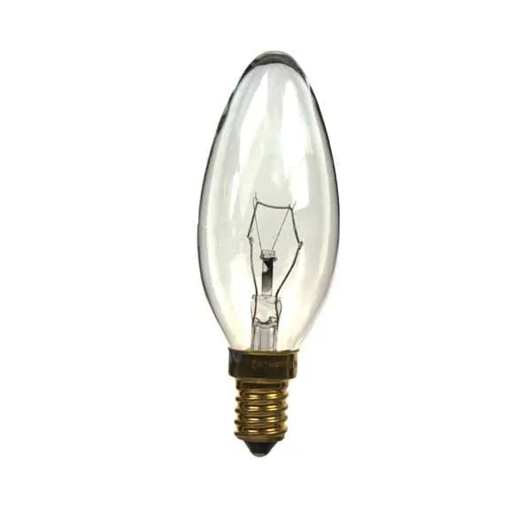 CANDLE 240V 40W E14 CLEAR