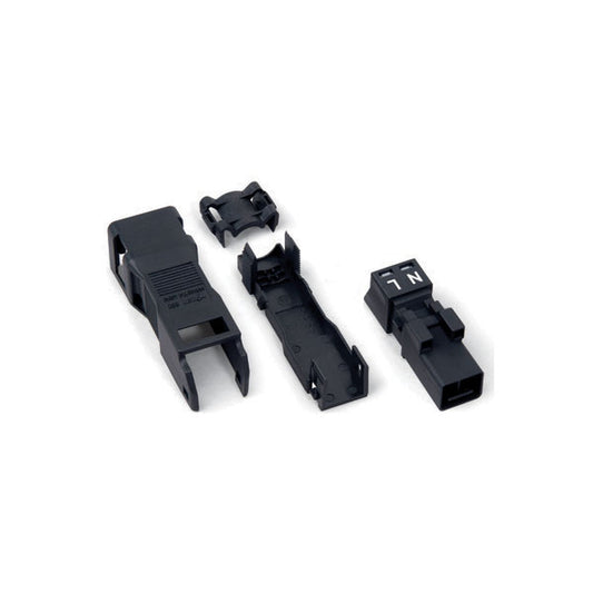 WAGO 890-112 — 2-Pole WINSTA® MINI Male Plug with Strain Relief